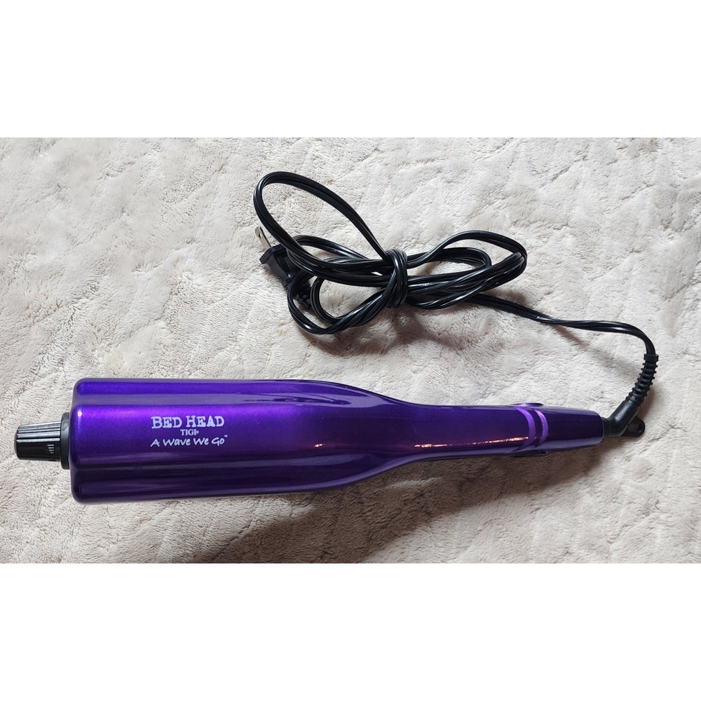 Bed Head TIGI A Wave We Go 3 Barrel Adjustable Hair Waver Crimper Purple BH336